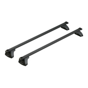 ΜΠΑΡΕΣ ΟΡΟΦΗΣ ΣΙΔΗΡΟΥ QUADRA XL 140 cm MAX-LOAD ΣΕΤ ΣΕ ΜΑΥΡΟ ΧΡΩΜΑ ΜΕ ΠΡΟΣΤΑΤΕΥΤΙΚΑ ΚΑΠΑΚΙΑ ΑΚΡΩΝ EVOS LP ΓΙΑ ΑΠΛΗ ΟΡΟΦΗ NORDRIVE - 2 ΤΕΜ. N15322