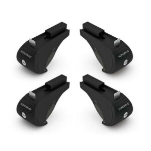 KIT ΑΚΡΑ (ΠΟΔΙΑ) ΓΙΑ ΜΠΑΡΕΣ NORDRIVE ΑΛΟΥΜΙΝΙΟΥ SW 4ΤΜΧ ΜΕ ΚΛΕΙΔΙ RAIL KIT ALU N20012