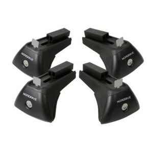 KIT ΑΚΡΑ (ΠΟΔΙΑ) RAIL-X ΓΙΑ ΣΙΔΕΡΕΝΙΕΣ ΜΠΑΡΕΣ QUADRA NORDRIVE ME FLUSH RAILING ME ΚΛΕΙΔΙ - 4 TEM. N20021