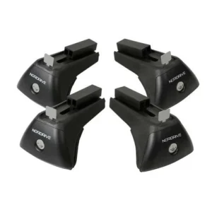 KIT ΑΚΡΑ (ΠΟΔΙΑ) RAIL-X ΓΙΑ ΣΙΔΕΡΕΝΙΕΣ ΜΠΑΡΕΣ QUADRA NORDRIVE ME FLUSH RAILING ME ΚΛΕΙΔΙ - 4 TEM. N20021