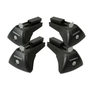 KIT ΑΚΡΑ (ΠΟΔΙΑ) RAIL-X ΓΙΑ ΑΛΟΥΜΙΝΙΟΥ ΜΠΑΡΕΣ QUADRA NORDRIVE ME FLUSH RAILING ME ΚΛΕΙΔΙ - 4 TEM. N20022