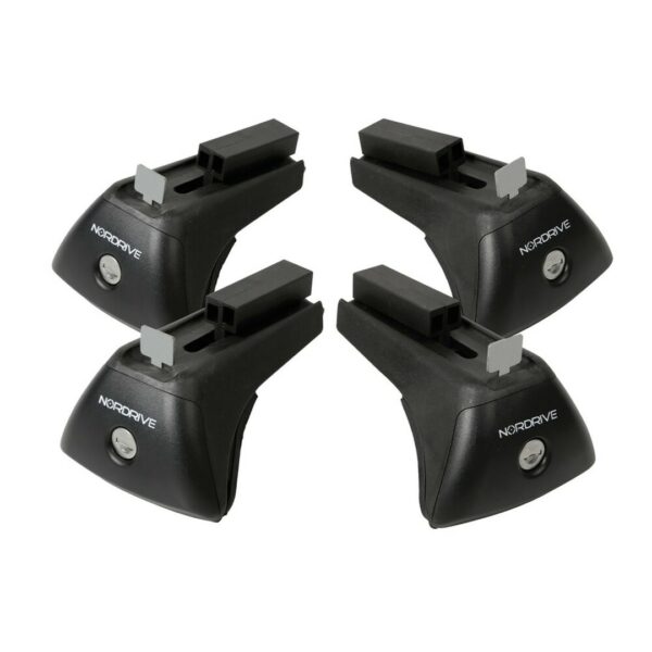 KIT ΑΚΡΑ (ΠΟΔΙΑ) RAIL-X ΓΙΑ ΑΛΟΥΜΙΝΙΟΥ ΜΠΑΡΕΣ QUADRA NORDRIVE ME FLUSH RAILING ME ΚΛΕΙΔΙ - 4 TEM. N20022