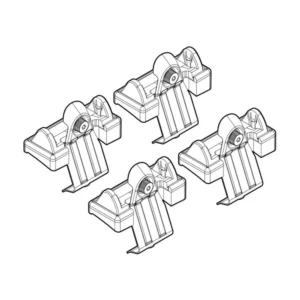 ΑΚΡΑ ΓΙΑ ΜΠΑΡΕΣ NORDRIVE ΓΙΑ NISSAN MICRA 3D/5D 01/03-10/10 KIT N21006