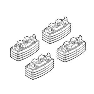 ΑΚΡΑ ΓΙΑ ΜΠΑΡΕΣ NORDRIVE ΓΙΑ FIAT MULTIPLA 11/98-12/10 KIT N21012