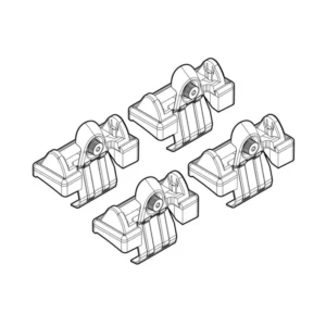 ΑΚΡΑ ΓΙΑ ΜΠΑΡΕΣ NORDRIVE ΓΙΑ TOYOTA AVENSIS 4D 05/03-03/09 KIT N21040