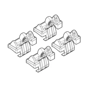 ΑΚΡΑ ΓΙΑ ΜΠΑΡΕΣ NORDRIVE ΓΙΑ FIAT BRAVO 02/07+ KIT N21062