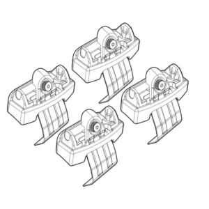 ΑΚΡΑ ΓΙΑ ΜΠΑΡΕΣ NORDRIVE ΓΙΑ RENAULT SCENIC X-MOD 09/09+ KIT N21132