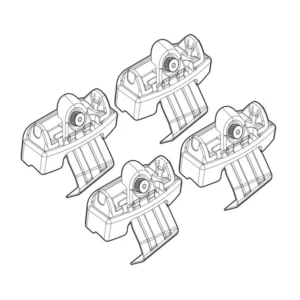 ΑΚΡΑ ΓΙΑ ΜΠΑΡΕΣ NORDRIVE ΓΙΑ VOLVO V50 (no railing) 02/04+ KIT N21148