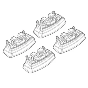 ΑΚΡΑ ΓΙΑ ΜΠΑΡΕΣ NORDRIVE ΓΙΑ MAZDA CX-7 06/07+ KIT N21153