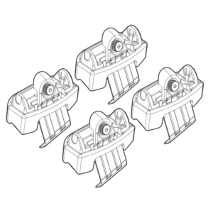 ΑΚΡΑ ΓΙΑ ΜΠΑΡΕΣ NORDRIVE ΓΙΑ NISSAN QASHQAI 02/14+ KIT N21160