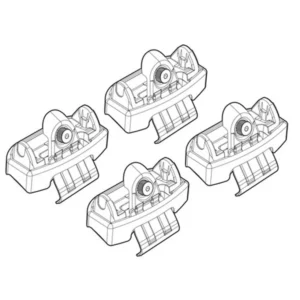 ΑΚΡΑ ΓΙΑ ΜΠΑΡΕΣ NORDRIVE ΓΙΑ CITROEN C1 5D / PEUGEOT 108 5D / TOYOTA AYGO 5D 06/14+ KIT N21169