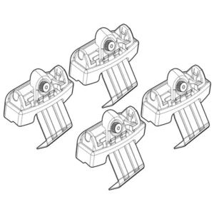 ΑΚΡΑ ΓΙΑ ΜΠΑΡΕΣ NORDRIVE ΓΙΑ RENAULT MEGANE IV 5D 01/16+ KIT N21189