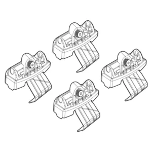 ΑΚΡΑ ΓΙΑ ΜΠΑΡΕΣ NORDRIVE ΓΙΑ VOLVO S90 4D 09/16+ KIT N21216