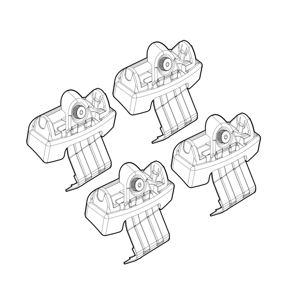 ΑΚΡΑ ΓΙΑ ΜΠΑΡΕΣ NORDRIVE ΓΙΑ JEEP AVENGER 12/2022+ - 4 τεμ. ΑΚΡΑ ΓΙΑ ΜΠΑΡΕΣ NORDRIVE ΓΙΑ JEEP AVENGER 12/2022+ - 4 τεμ. N21252 - Image 1