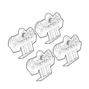 ΑΚΡΑ ΓΙΑ ΜΠΑΡΕΣ NORDRIVE ΓΙΑ MAZDA CX-60 2022+ 5D  - 4 τεμ. N21254