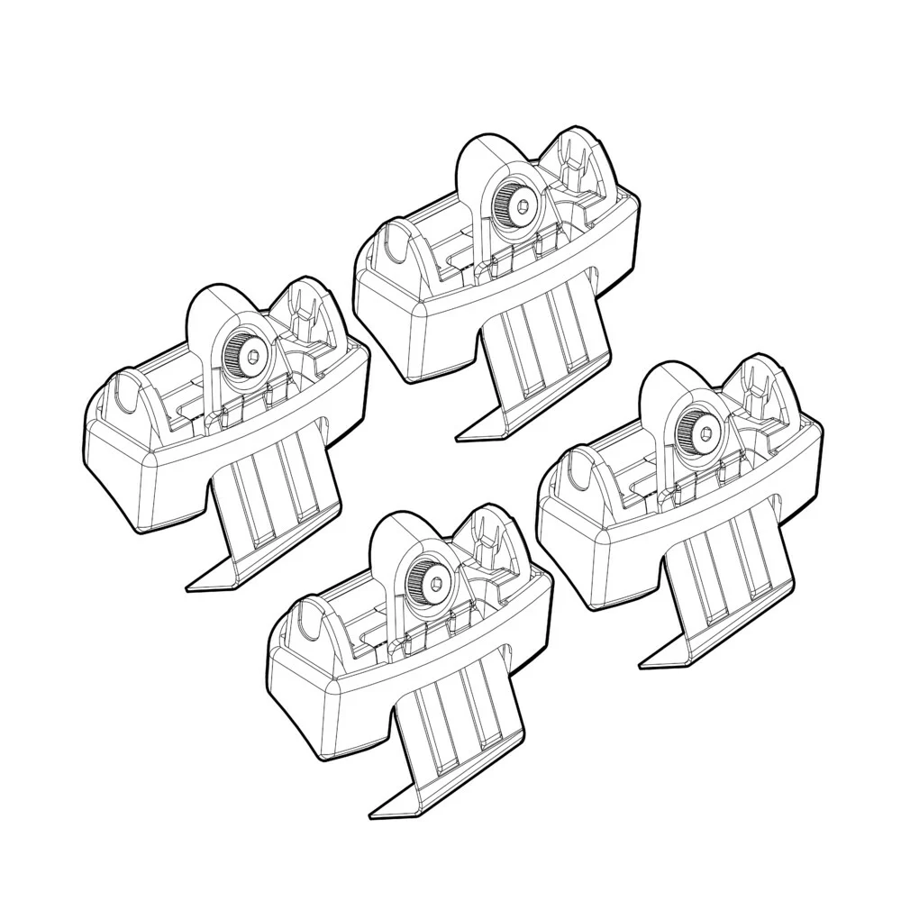 ΑΚΡΑ ΓΙΑ ΜΠΑΡΕΣ NORDRIVE ΓΙΑ MAZDA CX-60 2022+ 5D - 4 τεμ. ΑΚΡΑ ΓΙΑ ΜΠΑΡΕΣ NORDRIVE ΓΙΑ MAZDA CX-60 2022+ 5D - 4 τεμ. N21254 - Image 1