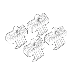 ΑΚΡΑ ΓΙΑ ΜΠΑΡΕΣ NORDRIVE ΓΙΑ ABARTH / FIAT 500E 3D 05/2023+ - 4 τεμ. N21259