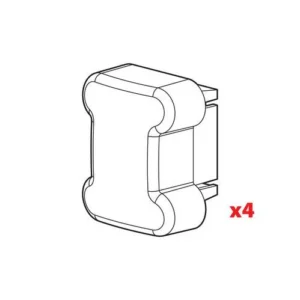 ΑΝΤΑΛΛΑΚΤΙΚΕΣ ΤΑΠΕΣ ΓΙΑ ΜΕΤΑΛΛΙΚΕΣ ΜΠΑΡΕΣ KARGO (4ΤΕΜ.) N99996