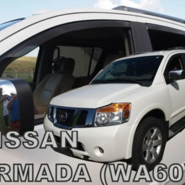 ΑΝΕΜΟΘΡΑΥΣΤΕΣ ΓΙΑ NISSAN ARMADA WA60 5D 2004-2016? ΣΕΤ ΑΥΤΟΚΙΝΗΤΟΥ ΑΠΟ ΕΥΚΑΜΠΤΟ ΦΙΜΕ ΠΛΑΣΤΙΚΟ HEKO - 4 ΤΕΜ. 24307