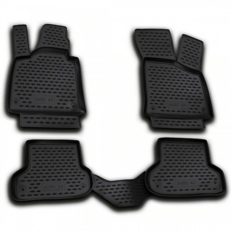 ΜΑΡΚΕ ΠΑΤΑΚΙΑ ΣΕ ΣΚΑΦΗ TPE ΛΑΣΤΙΧΟ ΓΙΑ AUDI A3 3D 2003-2012  ΣΕ ΜΑΥΡΟ ΧΡΩΜΑ NOVLINE - 4 ΤΕΜ. EXP.NLC.04.10.210