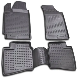 ΠΑΤΑΚΙΑ ΣΕ ΣΚΑΦΗ TPE ΛΑΣΤΙΧΟ ΓΙΑ HYUNDAI ELANTRA 3D 2007-2011  ΣΕ ΑΝΘΡΑΚΙ ΣΚΟΥΡΟ ΓΚΡΙ ΧΡΩΜΑ NOVLINE - 4 ΤΕΜ. EXP.NLC.3D.20.21.211
