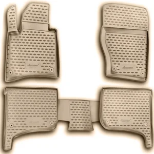 ΜΑΡΚΕ ΠΑΤΑΚΙΑ ΣΕ ΣΚΑΦΗ TPE ΛΑΣΤΙΧΟ ΓΙΑ VW TOUAREG 2010-2018  ΣΕ ΜΠΕΖ ΧΡΩΜΑ NOVLINE - 4 ΤΕΜ. EXP.NLC.3D.51.31.212K