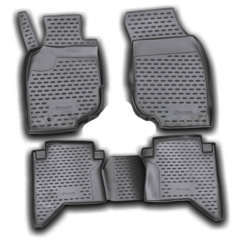 ΜΑΡΚΕ ΠΑΤΑΚΙΑ ΣΕ ΣΚΑΦΗ TPE ΛΑΣΤΙΧΟ ΓΙΑ TOYOTA HILUX 2008+  ΣΕ ΜΑΥΡΟ ΧΡΩΜΑ NOVLINE - 4 ΤΕΜ. EXP.NLC.48.45.210K