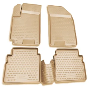 ΜΑΡΚΕ ΠΑΤΑΚΙΑ ΣΕ ΣΚΑΦΗ TPE ΛΑΣΤΙΧΟ ΓΙΑ CHEVROLET AVEO 5D 2003-2011  ΣΕ ΜΠΕΖ ΧΡΩΜΑ NOVLINE - 4 ΤΕΜ. EXP.NLC.08.06.212K