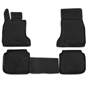 ΜΑΡΚΕ ΠΑΤΑΚΙΑ ΣΕ ΣΚΑΦΗ TPE ΛΑΣΤΙΧΟ ΓΙΑ BMW ΣΕΙΡΑ 7 F02 2008-2015  ΣΕ ΜΑΥΡΟ ΧΡΩΜΑ NOVLINE - 4 ΤΕΜ. EXP.NLC.05.28.210K