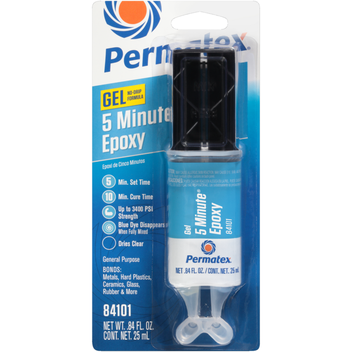 Permatex 5-Minute Epoxy Gel - Εποξειδική Κόλλα 25ml 1τεμ (PMX.84101) 84101