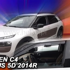 ΑΝΕΜΟΘΡΑΥΣΤΕΣ ΓΙΑ CITROEN C4 CACTUS 5D 2014-2018 ΖΕΥΓΑΡΙ ΑΠΟ ΕΥΚΑΜΠΤΟ ΦΙΜΕ ΠΛΑΣΤΙΚΟ HEKO - 2 ΤΕΜ. 12263