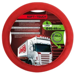 ΚΑΛΥΜΜΑ ΤΙΜΟΝΙΟΥ ΦΟΡΤΗΓΟΥ 46/48cm (L) SOFT TOUCH ΚΟΚΚΙΝΟ ΜΕ ΑΠΑΛΗ ΥΦΗ ΜΙΚΡΟΦΙΜΠΡΑΣ 98684