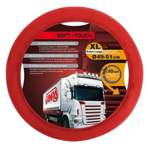 ΚΑΛΥΜΜΑ ΤΙΜΟΝΙΟΥ ΦΟΡΤΗΓΟΥ 49/51cm (XL) SOFT TOUCH ΚΟΚΚΙΝΟ ΜΕ ΑΠΑΛΗ ΥΦΗ ΜΙΚΡΟΦΙΜΠΡΑΣ 98685