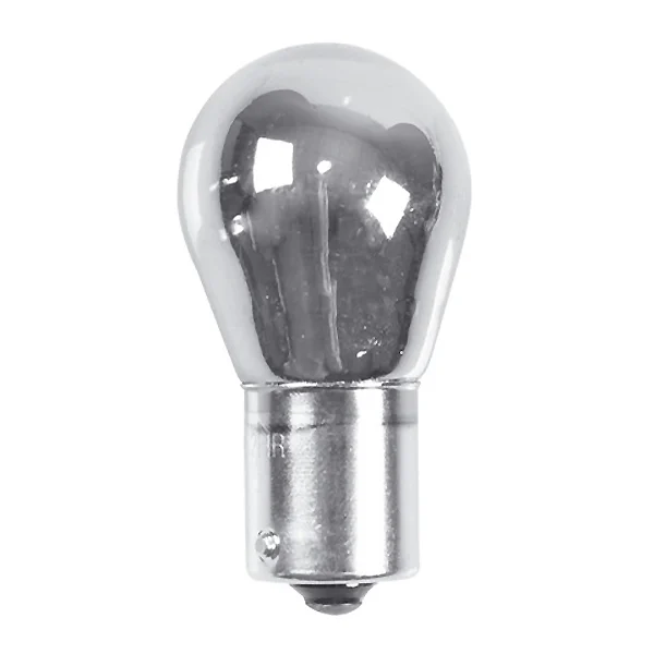 ΛΑΜΠΑΚΙ 12V/P21W ΧΡΩΜΙΟΥ/ΚΟΚΚΙΝΟ ΦΩΣ P21W 12V 21W BA15s ΜΟΝΟΠΟΛΙΚΟ CHROME SERIES ΚΑΘΡΕΠΤΗΣ ΚΟΚΚΙΝΟ ΦΩΣ BLISTER 2ΤΕΜ. 58068 - Image 1