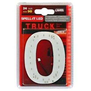 ΑΡΙΘΜΟΣ 0 ΚΟΚΚΙΝΟ 24V LED 98965