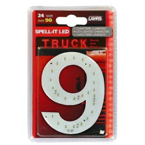 ΑΡΙΘΜΟΣ 9 ΚΟΚΚΙΝΟ 24V LED 98964
