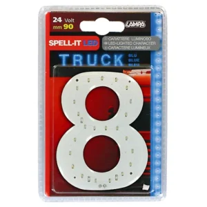 ΑΡΙΘΜΟΣ 8 ΜΠΛΕ 24V LED 98798