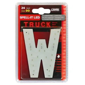 ΓΡΑΜΜΑ W ΚΟΚΚΙΝΟ 24V LED 90mm 98952