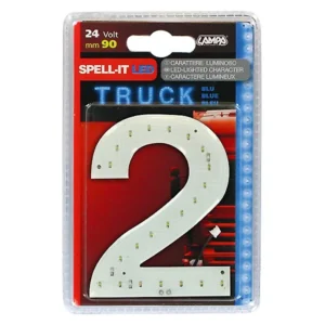 ΑΡΙΘΜΟΣ 2 ΜΠΛΕ 24V LED 98792