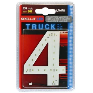 ΑΡΙΘΜΟΣ 4 ΜΠΛΕ 24V LED 98794