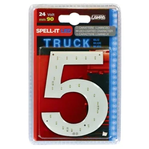 ΑΡΙΘΜΟΣ 5 ΜΠΛΕ 24V LED 98795