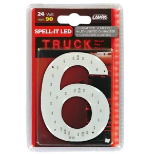 ΑΡΙΘΜΟΣ 6 ΚΟΚΚΙΝΟ 24V LED 98961