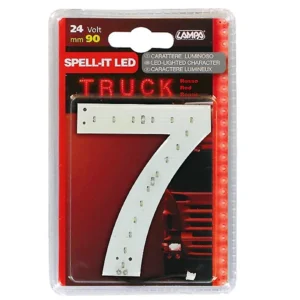 ΑΡΙΘΜΟΣ 7 ΚΟΚΚΙΝΟ 24V LED 98962