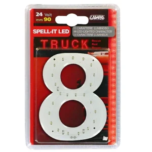 ΑΡΙΘΜΟΣ 8 ΚΟΚΚΙΝΟ 24V LED 98963