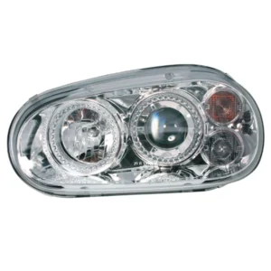 Φανάρια Μπροστινά Angel Eyes VW GOLF 4 1998+ - Χρωμίου 09822