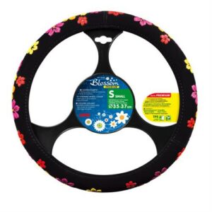 Lampa Κάλυμμα Τιμονιού Αυτοκινήτου Blossom Άοσμο 35-37εκ. Άοσμο Βελούδινο με PU λουλούδια Πολύχρωμο - 1 τεμ. (L3312.5) 33125