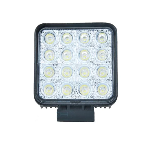 ΠΡΟΒΟΛΕΑΣ ΤΕΤΡΑΓΩΝΟΣ ME 16LED HP 6000K 10-30V 48W ΠΡΟΒΟΛΕΑΣ ΤΕΤΡΑΓΩΝΟΣ ME 16LED HP 6000K 10-30V 48W WLE13 - Image 1