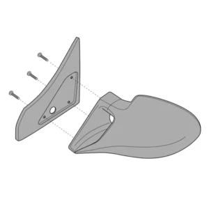 ΒΑΣΗ ΚΑΘΡΕΠΤΗ ΓΙΑ HONDA ACCORD 4D 2/98-12/01 11312