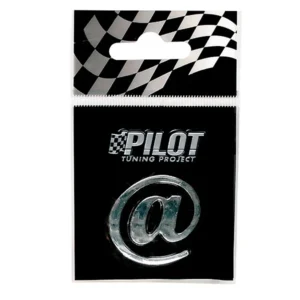 ΑΥΤΟΚΟΛΛΗΤΟ ΣΥΜΒΟΛΟ 3D TYPE-1 (@) 18mm 07948