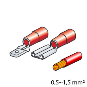 ΦΙΣΑΚΙΑ 6.3 x 0.8mm (40τμχ.) 45051